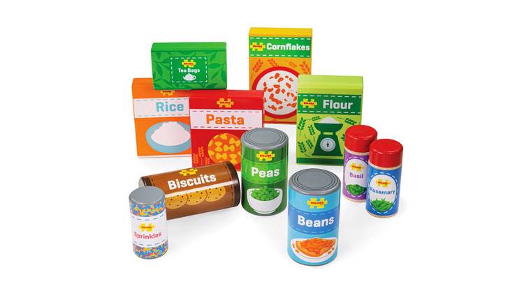 Bigjigs Toys Cupboard Groceries - 18 Months +