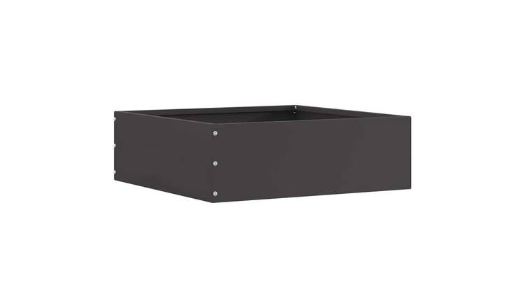 Walplus Steel Lawn Edging - Black - 40 x 40 x 13 cm