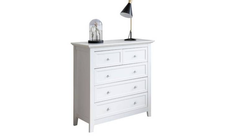 Noa & Nani Torsby 5 Drawer Chest of Drawers - White