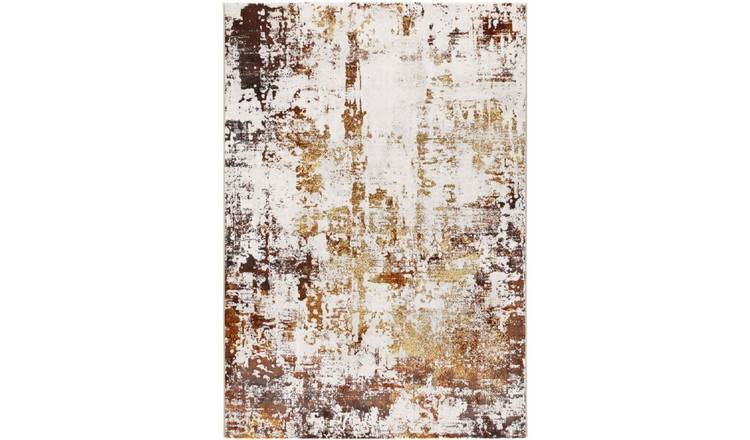Mega Flooring Brown Modern Abstract Rug - 160 x 230cm