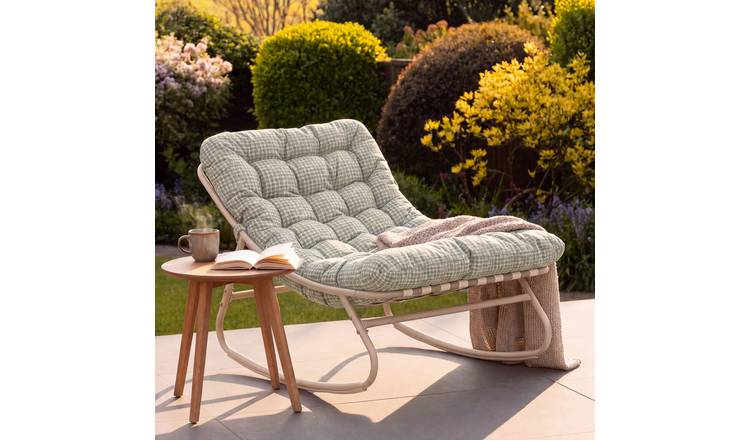 Artemis Home Softrock Outdoor Rocking Chair - Pale Grey