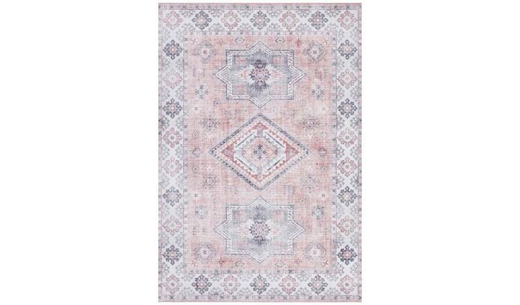 Hanse Home Pink Oriental Gratia Moroccan Inspired Rug - 200 x 290cm