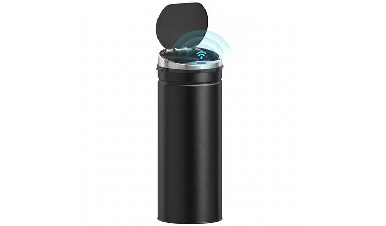 HOMCOM 50L Automatic Touchless Sensor Bin- Black
