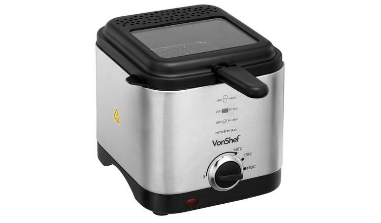 VonShef 1.5L 900W Deep Fat Fryer - Adjustable Temperature