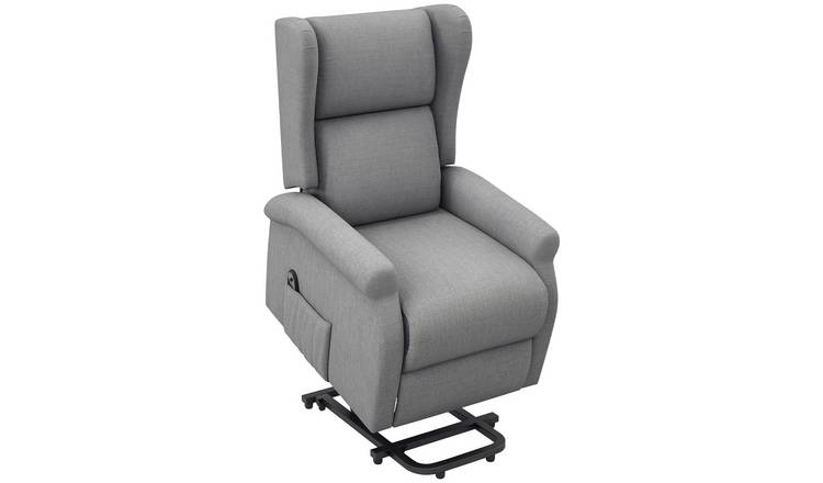 HOMCOM Power Lift Recliner Armchair with Remote Control - Grey