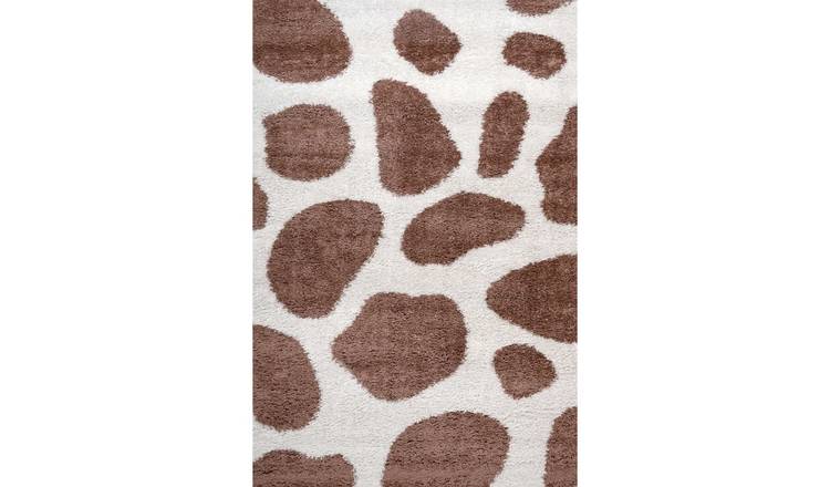 The Rugs Terracotta Moodi Pebble Shaggy Rug - 200 x 290cm