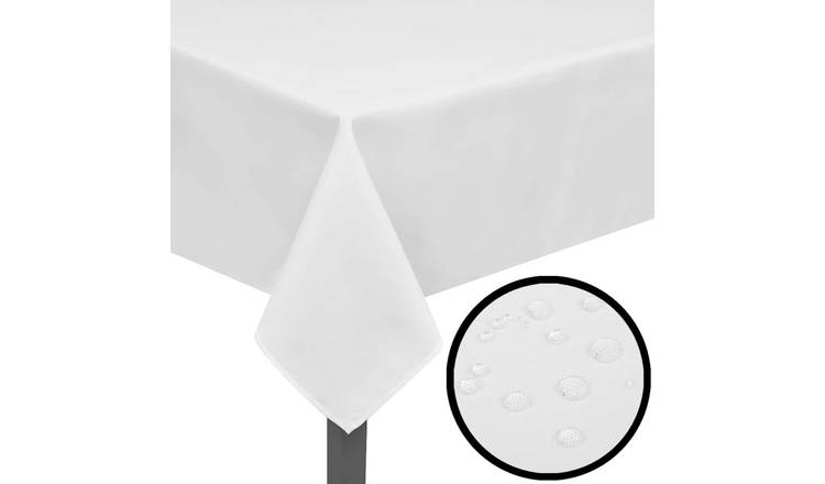 Walplus Tablecloths - White - 100 x 100 cm
