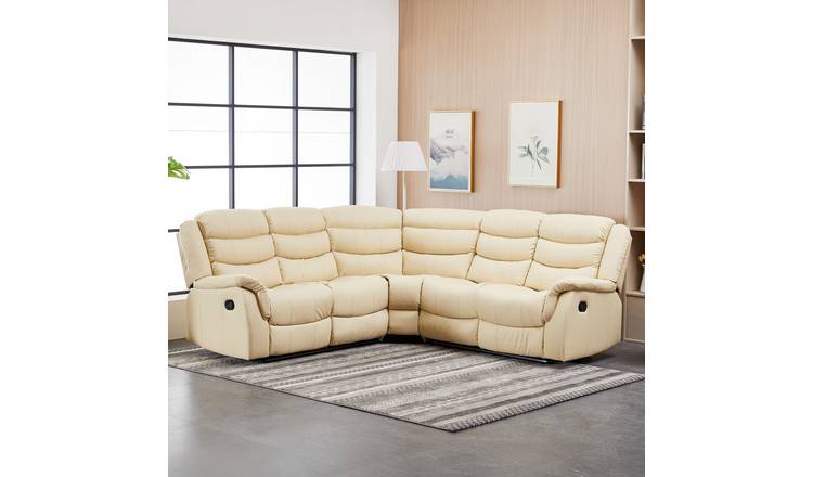 Artemis Home Astoria Reclining Corner Sofa - Cream