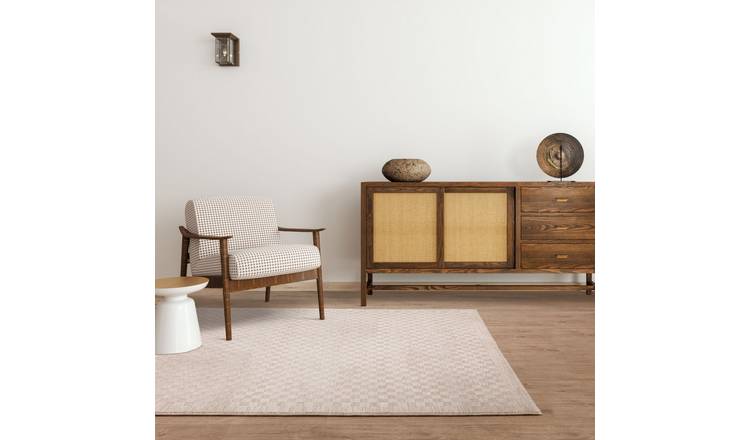 Mega Flooring Beige Modern Abstract Rug - 120 x 160cm