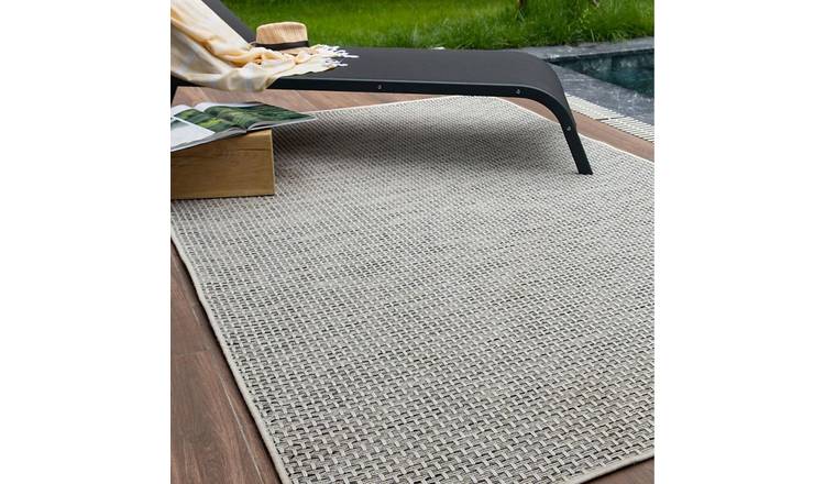 The Rugs Cream Magic Plain Patio Rug - 80 x 150cm