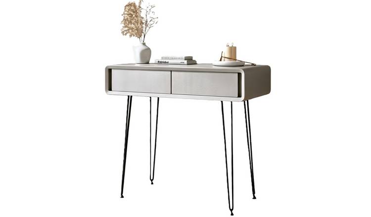 CARME Home Piper Dressing Table - Mocha/Black