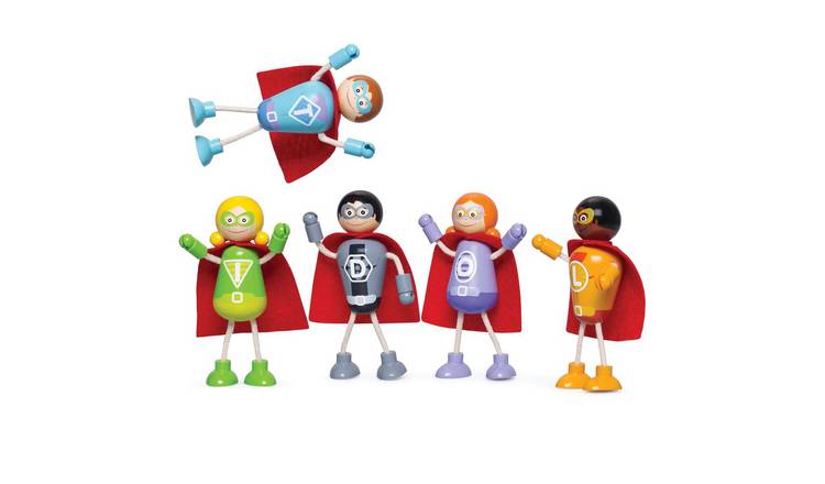 Tidlo Superhero Figure Pack - 3 Years +