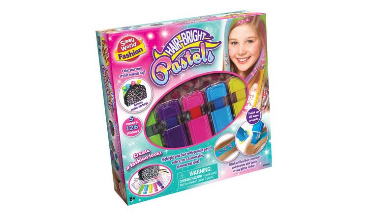 Small World Toys Hair Brite Pastels Craft Set