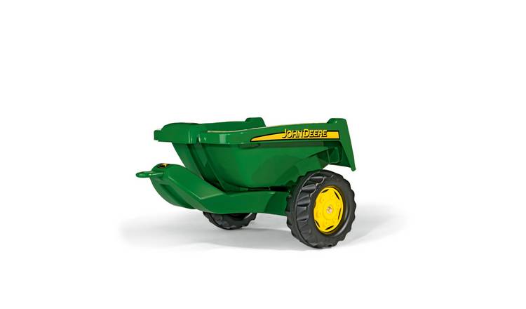Rolly Toys John Deere Kipper Small Rear Tipping Trailer - Green