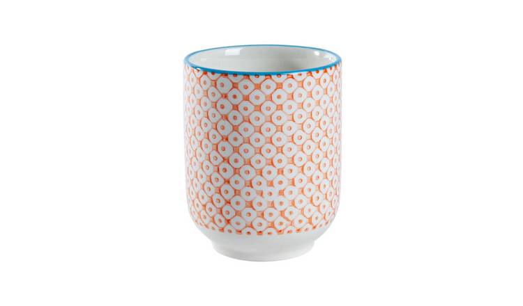 Nicola Spring Hand-Printed Tumbler - 280ml - Orange