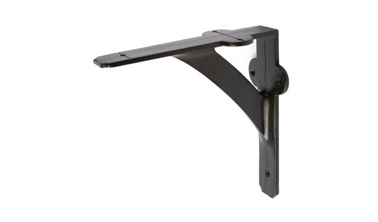 Hammer & Tongs Iron Shelf Brackets - Black
