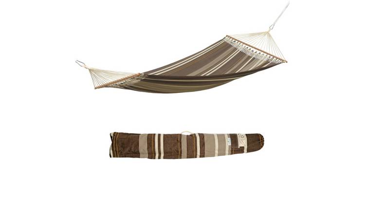 Amazonas Palacio XXL Cotton Spreader Bar Hammock – Cafe