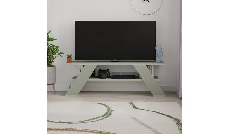 Decortie Farfalla Particleboard TV Unit - Sage Green