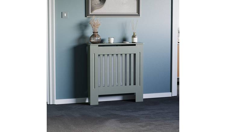Vida Designs Chelsea Radiator Cover Small - Olive Grey
