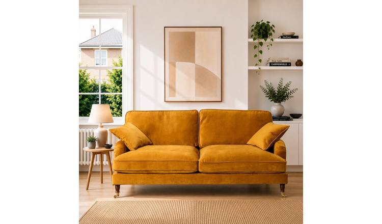 Artemis Home Mackenzie 4 Seat Sofa - Mustard