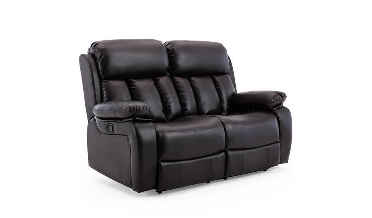 Furniture Online Chester Electric Recliner 2 Seater Leather Sofa – Brown