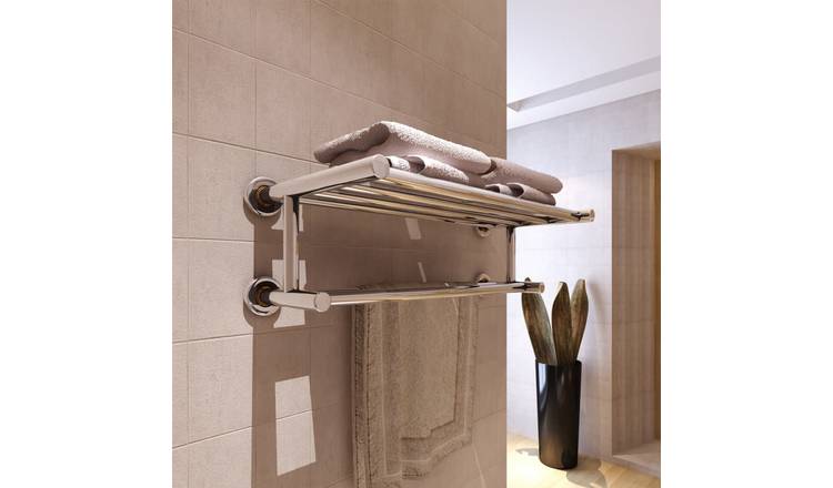 Walplus Stainless Steel Towel Rack 6 Tubes - 61 x 23 x 16 cm