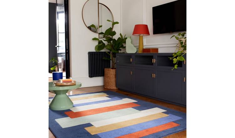 Mega Flooring Multi Handmade Geometric Rug - 120 x 170cm