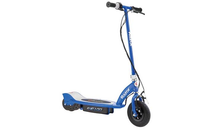 Razor E100 Kids Electric Scooter Outdoor - Age 8+ - Blue