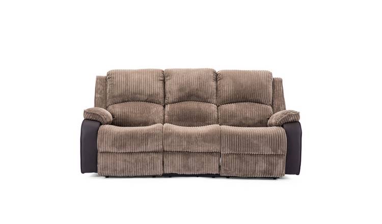 Furniture Online Postana Electric Recliner 2 Seater Fabric Sofa – Brown