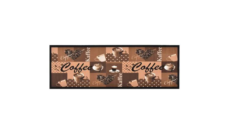 Walplus Coffee Brown Polyamide Kitchen Carpet - Brown - 300 x 60 cm
