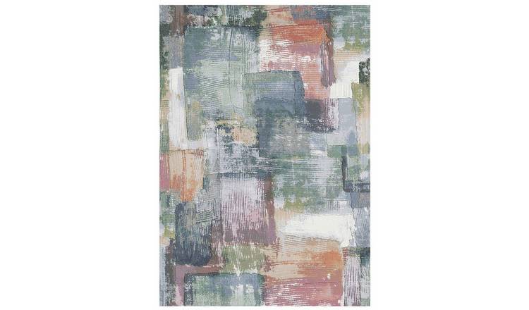 Mega Flooring Multi Modern Abstract Rug - 120 x 170cm