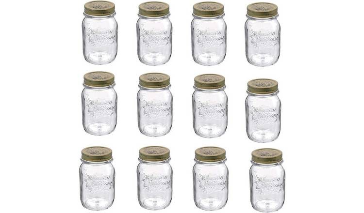 Bormioli Rocco Quattro Stagioni Glass Storage Jars - Pack of 12
