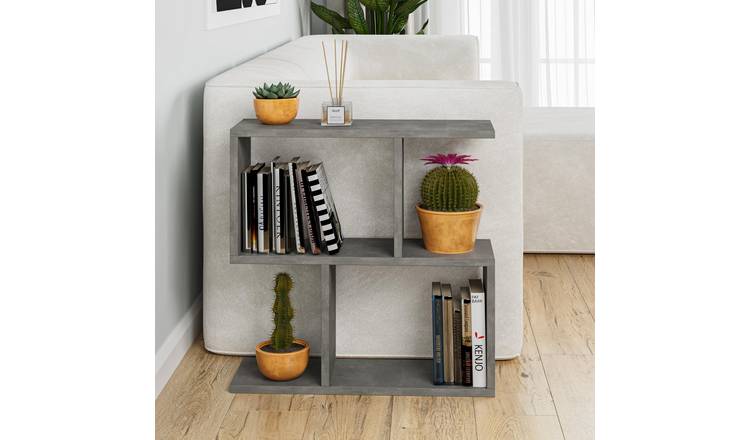 Decortie Homemania Melamine Particleboard Side Table - Grey