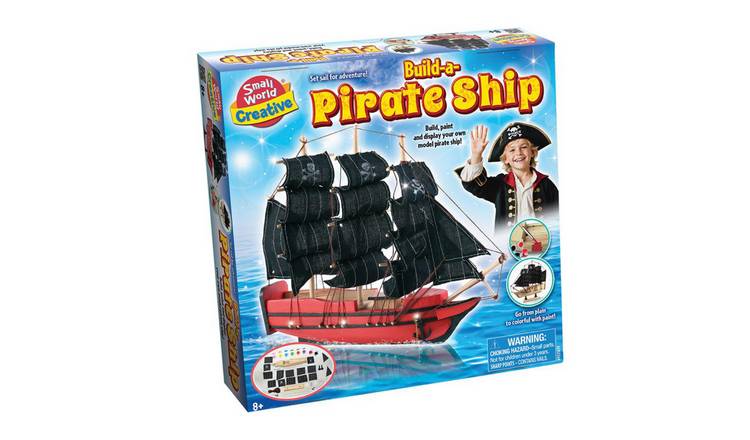 Small World Toys Build A Pirate Ship Craft Set