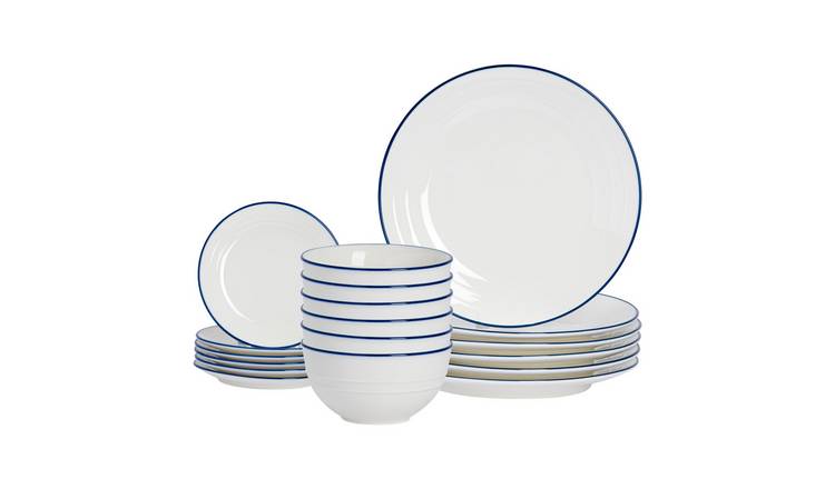 Nicola Spring 18 Piece Farmhouse Porcelain Dinner Set