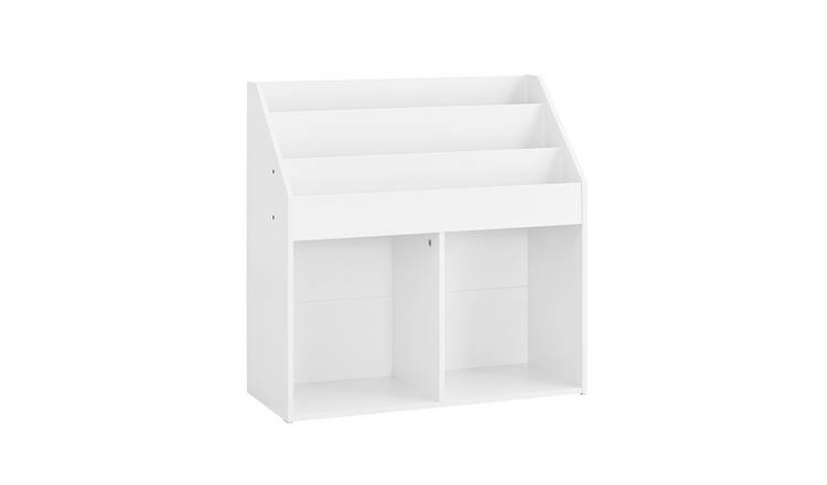 SoBuy 3 Shelf 2 Compartment Children's Bookshelf - White