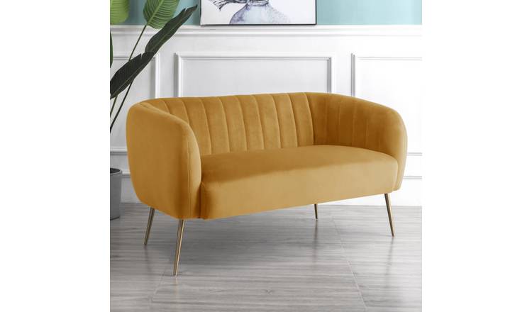 Artemis Home Matilda 2 Seat Sofa - Yellow