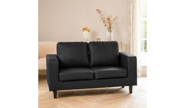 Artemis Home Monmouth 2 Seat Sofa - Black