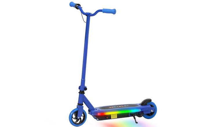 AIYAPLAY 6 to 14 Years 8km Range Light Electric Brake Electric Scooter – Blue