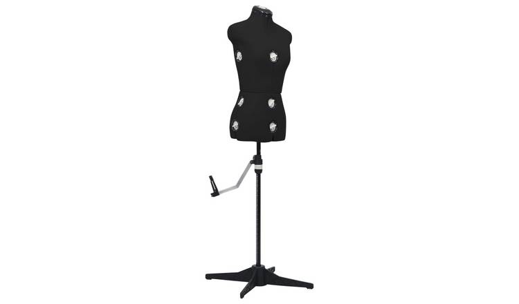 Walplus Polyester Adjustable Dress Form Female S Size 33-40 - Black