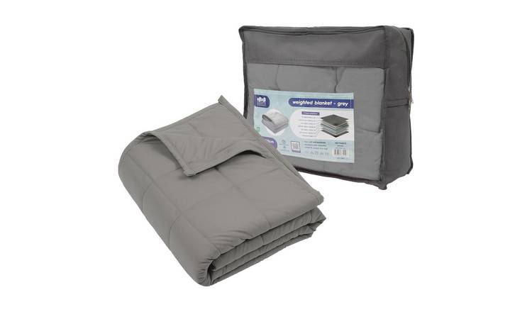 Harbour Housewares Weighted Blanket with Storage Bag - 4kg - Grey