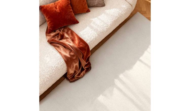 Hanse Home White Puristic Fine Boucle Wool Rug - 160 x 230cm