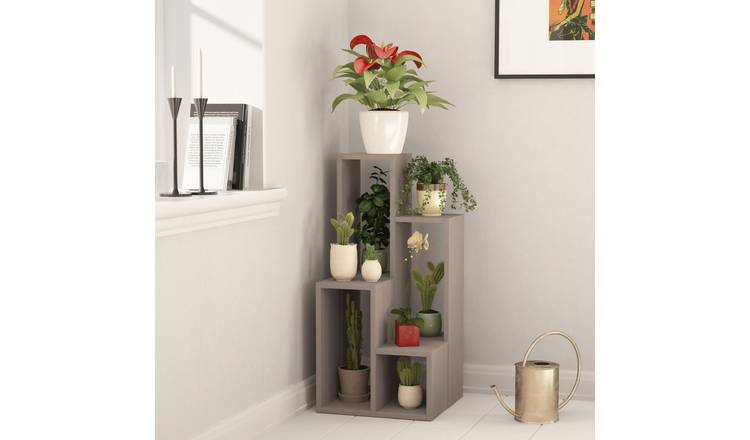 Decortie Sule Particleboard Plant Stand - Mocha (Set of 2)