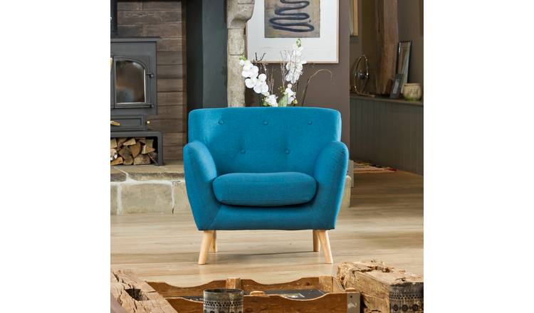 Artemis Home Lynwood  Fabric Armchair - Teal