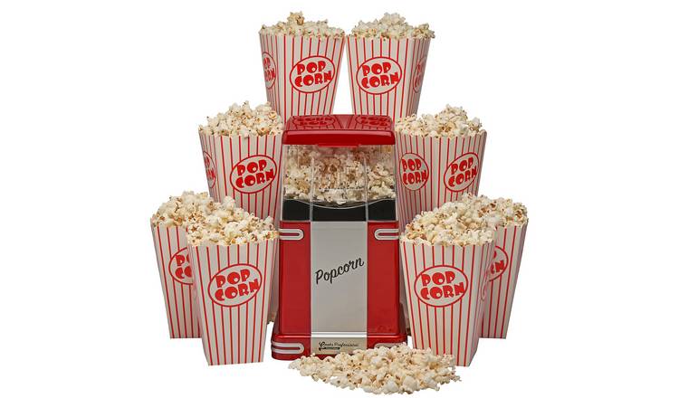 Cooks Professional Retro Edition Popcorn Maker - Red