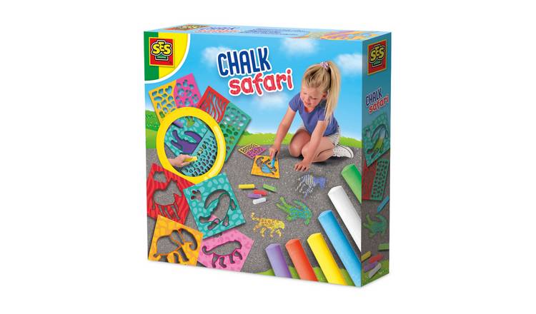 SES Creative Playground Chalk Safari Outdoor Art Set