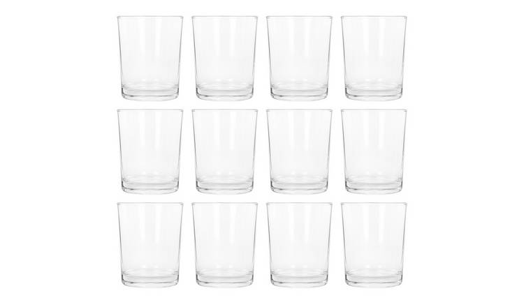 Argon Tableware Glass Water Glasses - Pack of 12