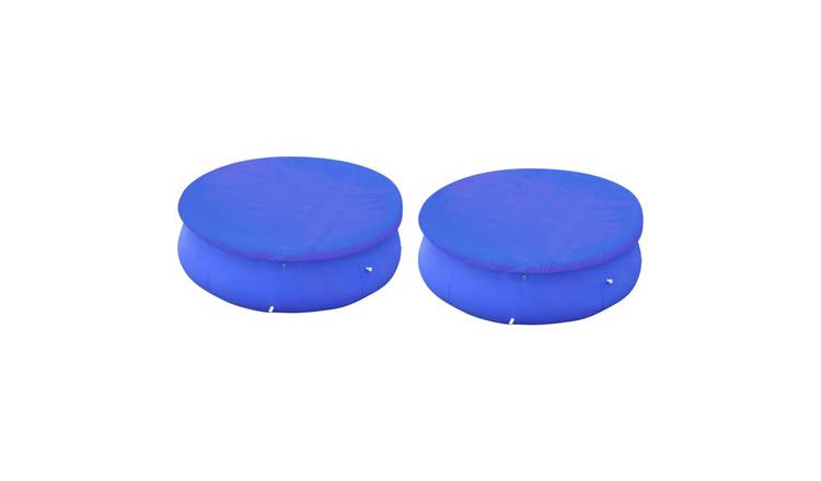 Walplus Round for 457 cm Pools Polyethylene Pool Cover - Dark Blue - 480 cm