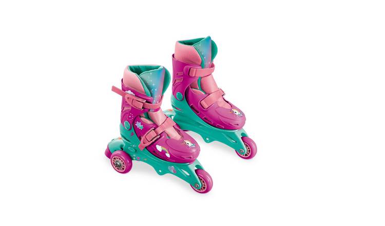 Mondo Adjustable Unicorn Inline Skates - Pink