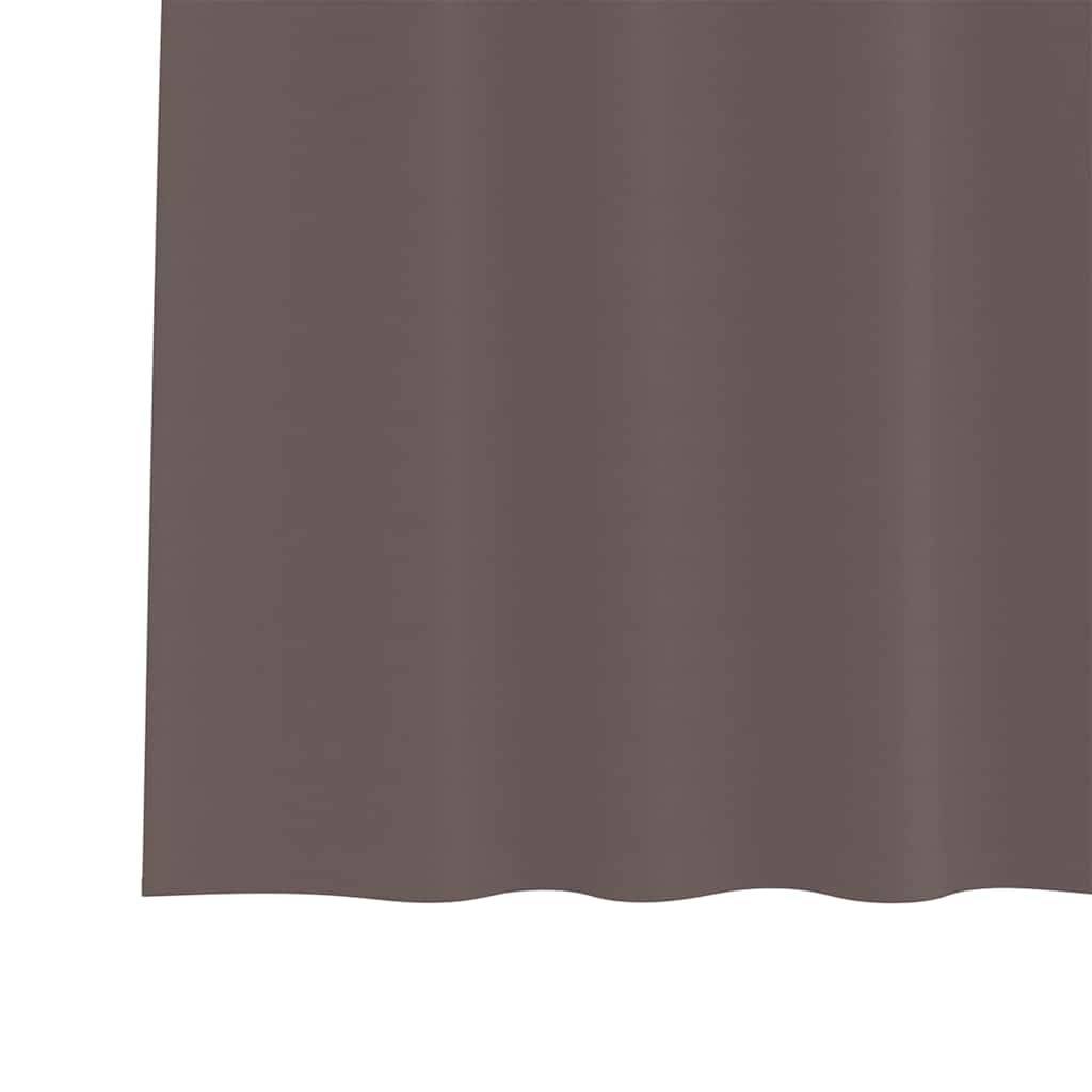 Walplus Set of 2 Ring Top Blackout Curtains - Dark Brown - 225 x 140 cm - Image 6